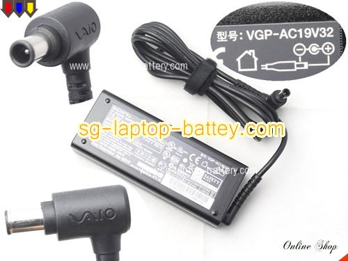 SONY VGN-SZ35B/B adapter, 19.5V 4.7A VGN-SZ35B/B laptop computer ac adaptor, SONY19.5V4.7A92W-6.5x4.4mm-VAIO