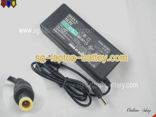 SONY PCG-GR100K adapter, 19.5V 5.13A PCG-GR100K laptop computer ac adaptor, SONY19.5V5.13A100W-6.5x4.4mm