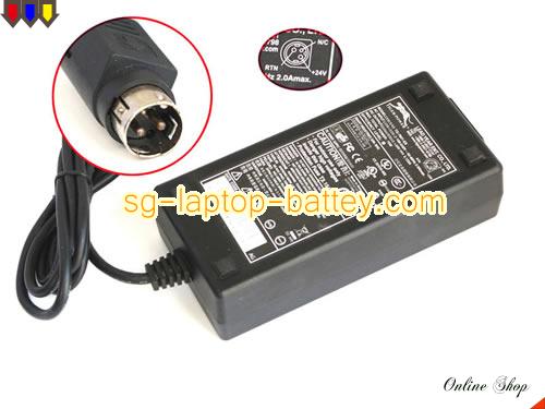  image of TIGER ADP-7501 ac adapter, 24V 3.125A ADP-7501 Notebook Power ac adapter YEAR24V3.125A75W-3pin