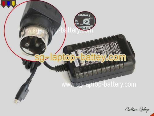 ESPON EPSON180 adapter, 24V 2.3A EPSON180 laptop computer ac adaptor, YEAR24V2.3A55W-3pin