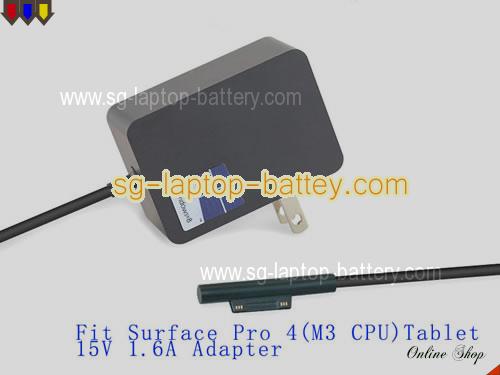 MICROSOFT SURFACE PRO 4 M3 adapter, 15V 1.6A SURFACE PRO 4 M3 laptop computer ac adaptor, MICROSOFT15V1.6A24W-US