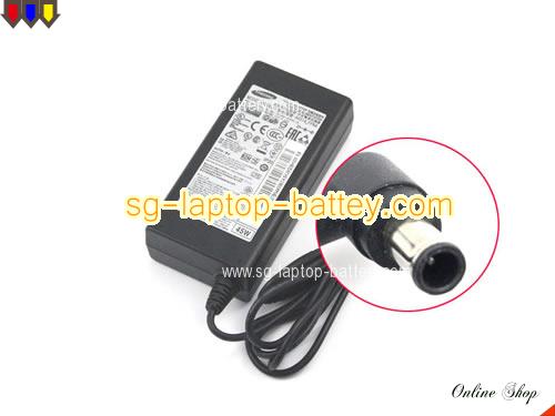 SAMSUNG S27D590C adapter, 14V 3.22A S27D590C laptop computer ac adaptor, SAMSUNG14V3.22A45W-6.5x4.4mm