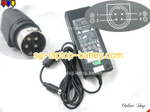  image of POSIFLEX EA10953A ac adapter, 12V 6.67A EA10953A Notebook Power ac adapter LS12V6.67A80W-4PIN-SZXF