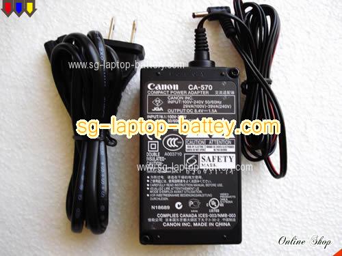 CANON FS37 XA10 adapter, 8.4V 1.5A FS37 XA10 laptop computer ac adaptor, CANON8.4V1.5A13W-4.0x1.7mm