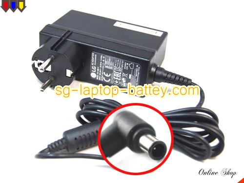 LG 22MP55HQ adapter, 19V 2.53A 22MP55HQ laptop computer ac adaptor, LG19V2.53A48W-6.5X4.0mm-EU