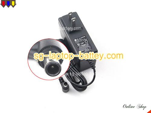 LG 23EA63T adapter, 19V 2.1A 23EA63T laptop computer ac adaptor, LG19V2.1A40W-6.5x4.0mm-US