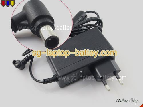 LG 23MP48D adapter, 19V 2.1A 23MP48D laptop computer ac adaptor, LG19V2.1A40W-6.5x4.0mm-EU