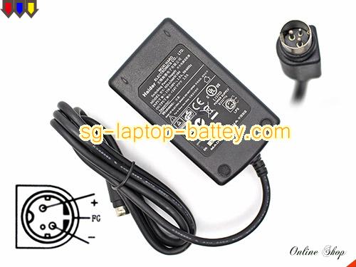  image of HAIDER HDAD60W104 ac adapter, 24V 2.5A HDAD60W104 Notebook Power ac adapter HAIDER24V2.5A60W-3PIN