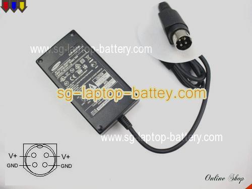 SAMSUNG SDR-4101N SDR-4101(B) adapter, 12V 4A SDR-4101N SDR-4101(B) laptop computer ac adaptor, SAMSUNG12V4A48W-4PIN