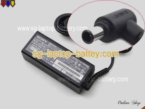 SONY SVF142C1WW adapter, 19.5V 2.3A SVF142C1WW laptop computer ac adaptor, SONY19.5V2.3A45W-6.5x4.4mm