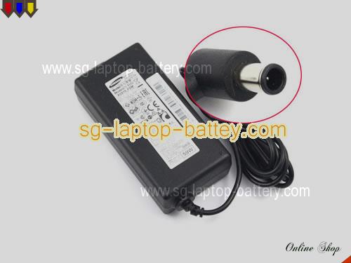 SAMSUNG UE22H5000AK adapter, 19V 3.17A UE22H5000AK laptop computer ac adaptor, SAMSUNG19V3.17A60W-6.5x4.4mm