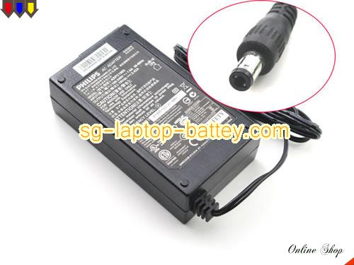 PHILIPS 274QHAB/75 adapter, 19V 3.42A 274QHAB/75 laptop computer ac adaptor, PHILIPS19V3.42A65W-5.5x2.5mm