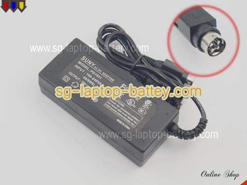 GETAC V200 adapter, 19V 3.16A V200 laptop computer ac adaptor, SUNY19V3.16A60W-4PIN