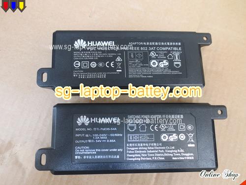 HUAWEI AP3010 adapter, 54V 0.65A AP3010 laptop computer ac adaptor, HUAWEI54V0.65A-POE35-54A