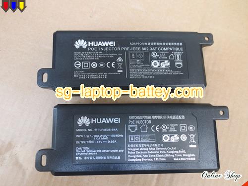 HUAWEI 6010 adapter, 54V 0.65A 6010 laptop computer ac adaptor, HUAWEI54V0.65A-POE35-54A
