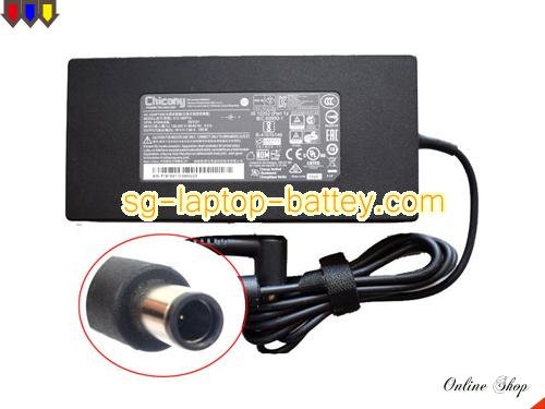 CLEVO P671RA adapter, 19V 7.89A P671RA laptop computer ac adaptor, CHICONY19V7.89A150W-7.4x5.0mm