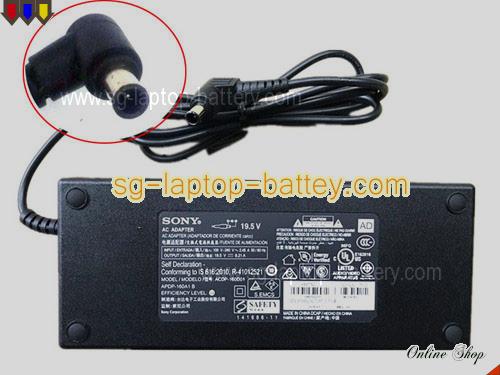 SONY TV KD-49XD8305 adapter, 19.5V 8.21A TV KD-49XD8305 laptop computer ac adaptor, SONY19.5V8.21A160W-6.5x4.4mm