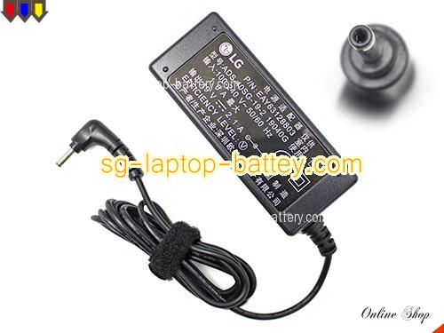 LG GRAM 13Z970-EA50K adapter, 19V 2.1A GRAM 13Z970-EA50K laptop computer ac adaptor, LG19V2.1A40W-3.0x1.0mm