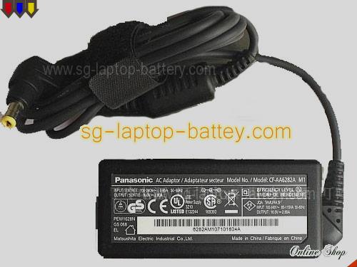 PANASONIC CF-AX2 adapter, 16V 2.8A CF-AX2 laptop computer ac adaptor, PANASONIC16V2.8A-5.5x2.5mm