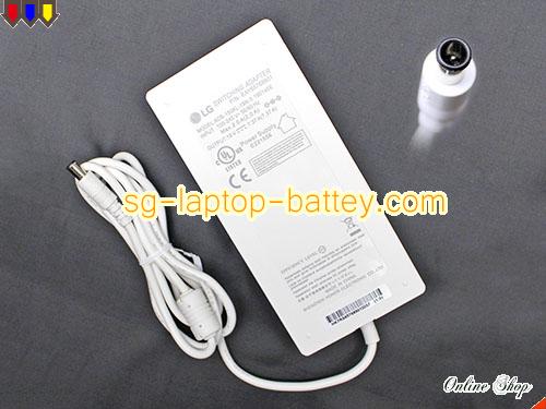 LG 27UK850 adapter, 19V 7.37A 27UK850 laptop computer ac adaptor, LG19V7.37A140W-6.5x4.4mm-W-B