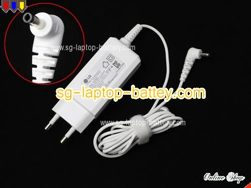 LG GRAM 13Z940-G.AFLGL adapter, 19V 2.1A GRAM 13Z940-G.AFLGL laptop computer ac adaptor, LG19V2.1A40W-4.0x1.7mm-EU-W