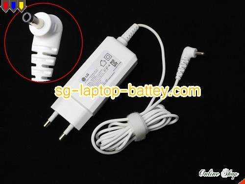 LG GRAM 13Z940-G.AT3MK adapter, 19V 2.1A GRAM 13Z940-G.AT3MK laptop computer ac adaptor, LG19V2.1A40W-4.0x1.7mm-EU-W