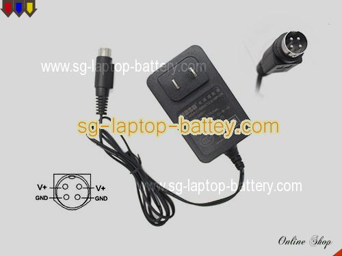  image of MOSO XKD-C1500IC12.0 ac adapter, 12V 1.5A XKD-C1500IC12.0 Notebook Power ac adapter MOSO12V1.5A18W-4PIN