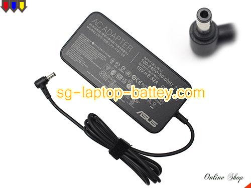 ASUS FX503VD-WH51 adapter, 19V 6.32A FX503VD-WH51 laptop computer ac adaptor, ASUS19V6.32A120W-5.5X2.5mm-Slim-PA