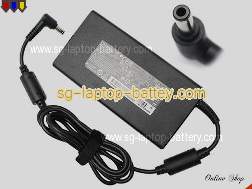 MSI WS60 6TH GEN adapter, 19.5V 9.23A WS60 6TH GEN laptop computer ac adaptor, CHICONY19.5V9.23A180W-5.5x2.5mm-small