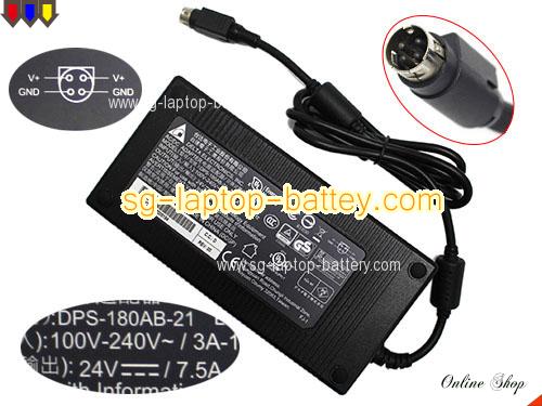  image of DELTA DPS-180AB-21 ac adapter, 24V 7.5A DPS-180AB-21 Notebook Power ac adapter DELTA24V7.5A180W-4PIN-SZXF