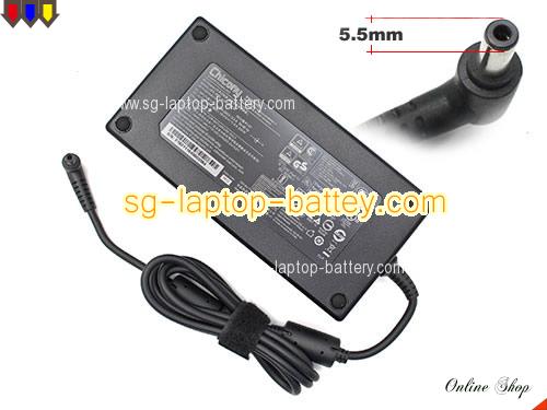 MSI GS65 STEALTH 9SG/RTX2080 adapter, 19.5V 11.8A GS65 STEALTH 9SG/RTX2080 laptop computer ac adaptor, CHICONY19.5V11.8A230W-5.5x2.5mm