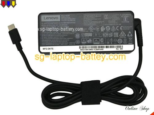 LENOVO T580 adapter, 20V 3.25A T580 laptop computer ac adaptor, LENOVO20V3.25A65W-Type-c