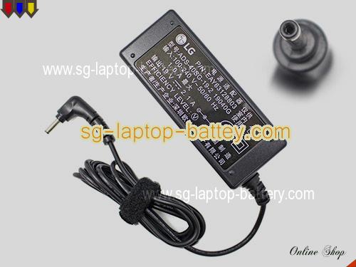 LG GRAM 15Z970-GA77 adapter, 19V 2.1A GRAM 15Z970-GA77 laptop computer ac adaptor, LG19V2.1A40W-3.0x1.0mm