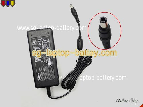  image of ZEBRA P1076000-006 ac adapter, 24V 2.5A P1076000-006 Notebook Power ac adapter ZEBRA24V2.5A60W-6.5x3.0mm-B