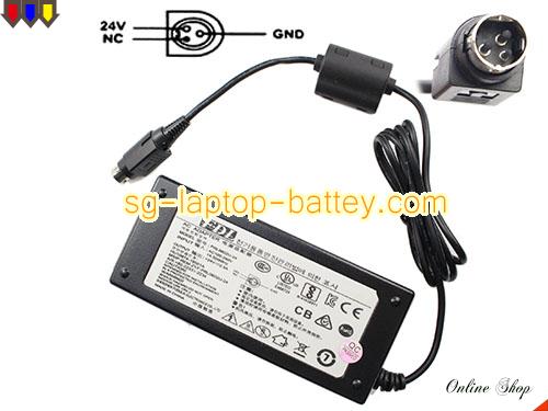  image of FDL FDL1207A ac adapter, 24V 2.5A FDL1207A Notebook Power ac adapter FDL24V2.5A60W-3PINS-TB