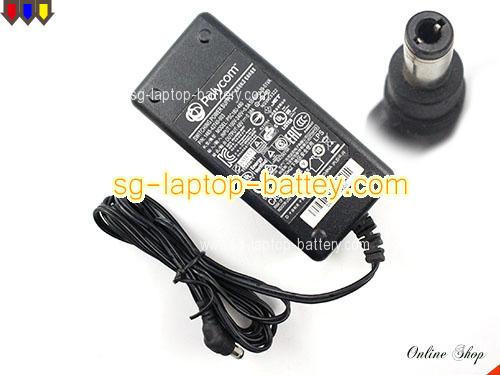  image of POLYCOM 4165-42740-003 ac adapter, 48V 0.38A 4165-42740-003 Notebook Power ac adapter POLYCOM48V0.38A18.24W-5.5x2.5mm