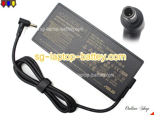 ASUS ZEPHYRUS G15 GA503QM-HQ120R adapter, 20V 10A ZEPHYRUS G15 GA503QM-HQ120R laptop computer ac adaptor, ASUS20V10A200W-6.0x3.5mm-ICE