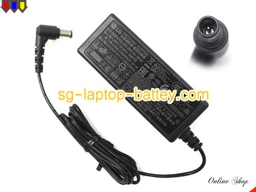 LG 24MK400 adapter, 19V 0.84A 24MK400 laptop computer ac adaptor, LG19V0.84A16W-6.5x4.4mm