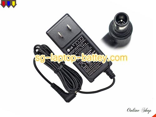 LG 24MK400H adapter, 19V 0.84A 24MK400H laptop computer ac adaptor, LG19V0.84A16W-6.5x4.4mm-US