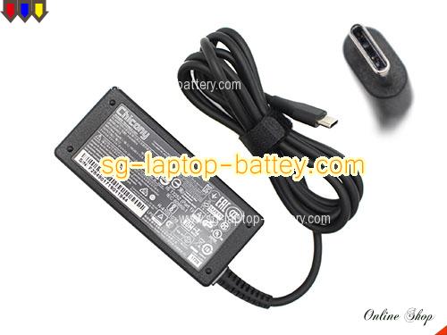 ACER CHROMEBOOK R751T-C4XP adapter, 20V 2.25A CHROMEBOOK R751T-C4XP laptop computer ac adaptor, Chicony20V2.25A45W--TYPE-C