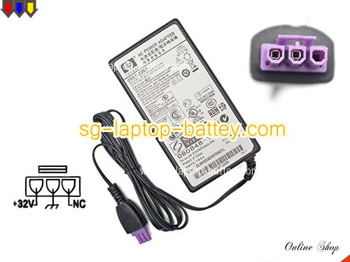 HP PRINTER D730 adapter, 32V 0.625A PRINTER D730 laptop computer ac adaptor, HP32V0.625A20W-Molex-3PIN