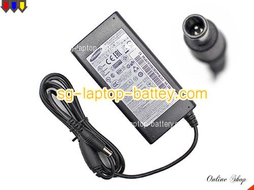 SAMSUNG S32E590C adapter, 14V 4.14A S32E590C laptop computer ac adaptor, SAMSUNG14V4.14A58W-6.5x4.4mm