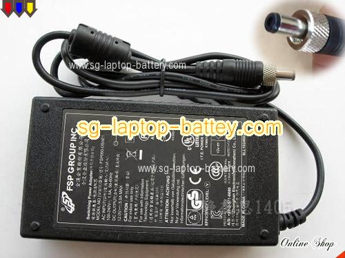 RXIOMTEK P6173PG-AC-RC adapter, 12V 5A P6173PG-AC-RC laptop computer ac adaptor, FSP12V5A60W-5.5x2.5mm-metal