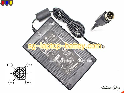  image of VIEWSONIC ADP-150UB B ac adapter, 24V 7A ADP-150UB B Notebook Power ac adapter VIEWSONIC24V7A168W-4PIN-SZXF