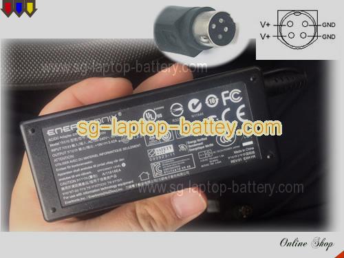  image of ENERTRONIX EXA0703YH ac adapter, 19V 3.42A EXA0703YH Notebook Power ac adapter ENERTRONIX19V3.42A65W-4Pin-ZZYF