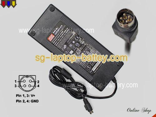  image of MEAN WELL GS220A24 ac adapter, 24V 9.2A GS220A24 Notebook Power ac adapter MEANWELL24V9.2A221W-4PIN-ZZYF