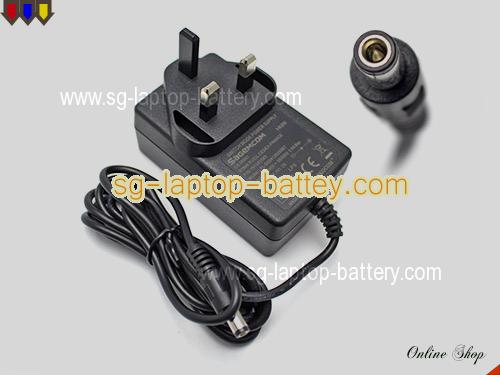  image of SAGEMCOM 191342683 ac adapter, 12V 2A 191342683 Notebook Power ac adapter SAGEMCOM12V2A24W-5.5x2.1mm-UK