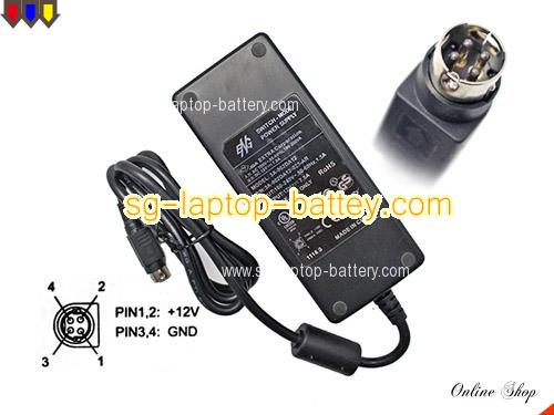  image of ENG 3A-902DA12 ac adapter, 12V 7.5A 3A-902DA12 Notebook Power ac adapter ENG12V7.5A90W-4PIN-SZXF