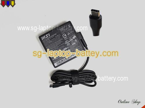  image of MSI S9304060F ac adapter, 20V 5A S9304060F Notebook Power ac adapter MSI20V5A100W-TYPE-C-SQ