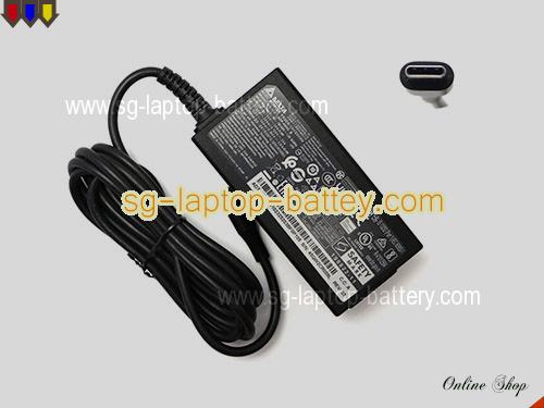 ACER CHROMEBOOK SPIN 311 CP311-2H-C3SG adapter, 20V 2.25A CHROMEBOOK SPIN 311 CP311-2H-C3SG laptop computer ac adaptor, DELTA20V2.25A45W-Type-C-45HGB